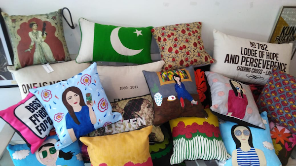 A collection of cushions available at polly & other stories