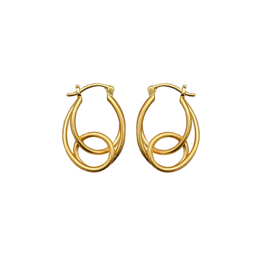 Transmigration Gold Plated Earrings