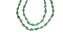 Emerald Paper Beaded Necklace