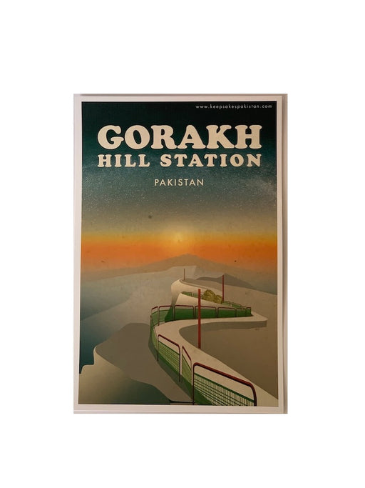 Gorakh Hill Station Postcard