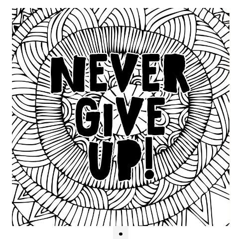 Never give up - Magnet