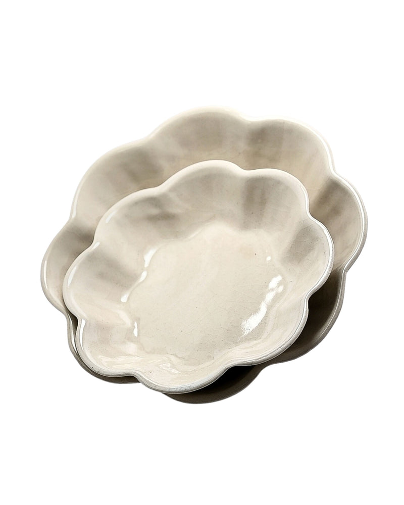 Daisy Plates - White