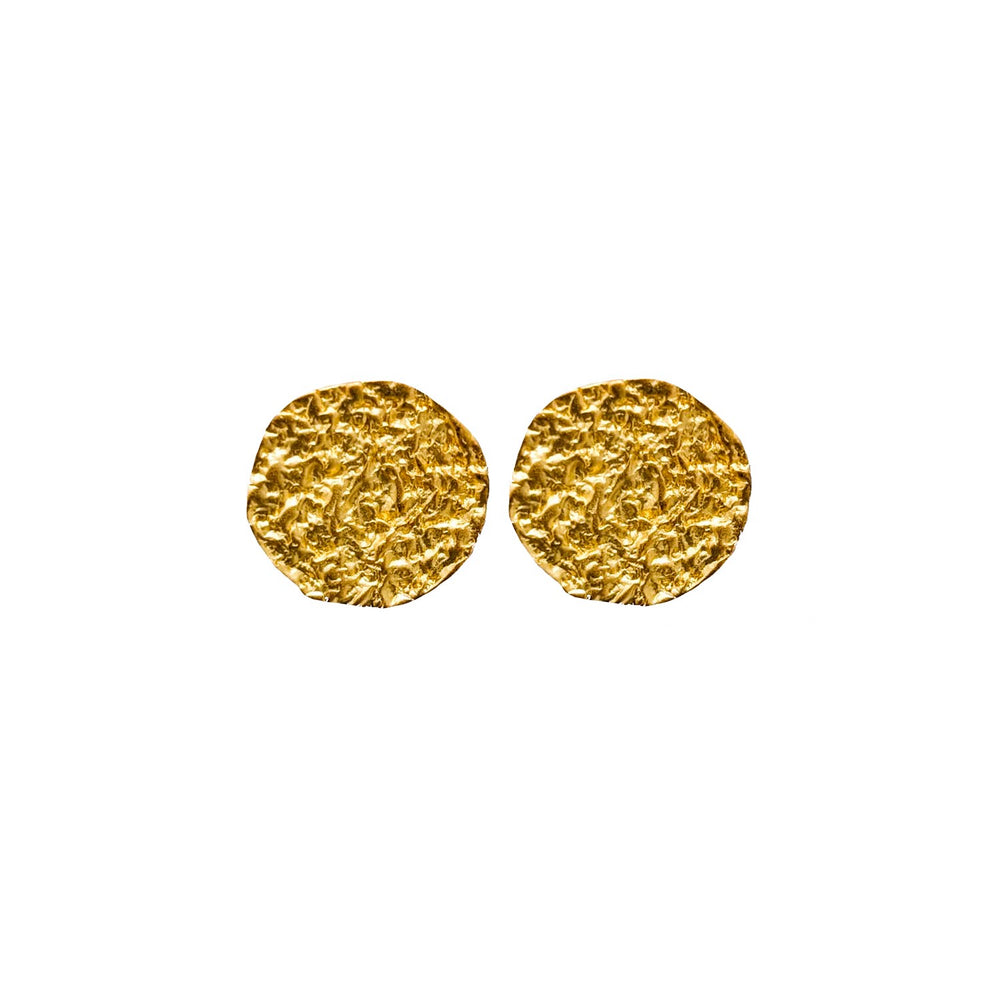 Circle of life Gold Plated Stud