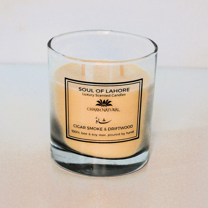 Shah – Cigar Smoke & Driftwood Candle