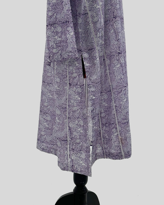 Love in Lilac - Handblocked Kurta