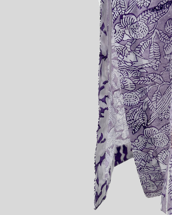 Love in Lilac - Handblocked Kurta
