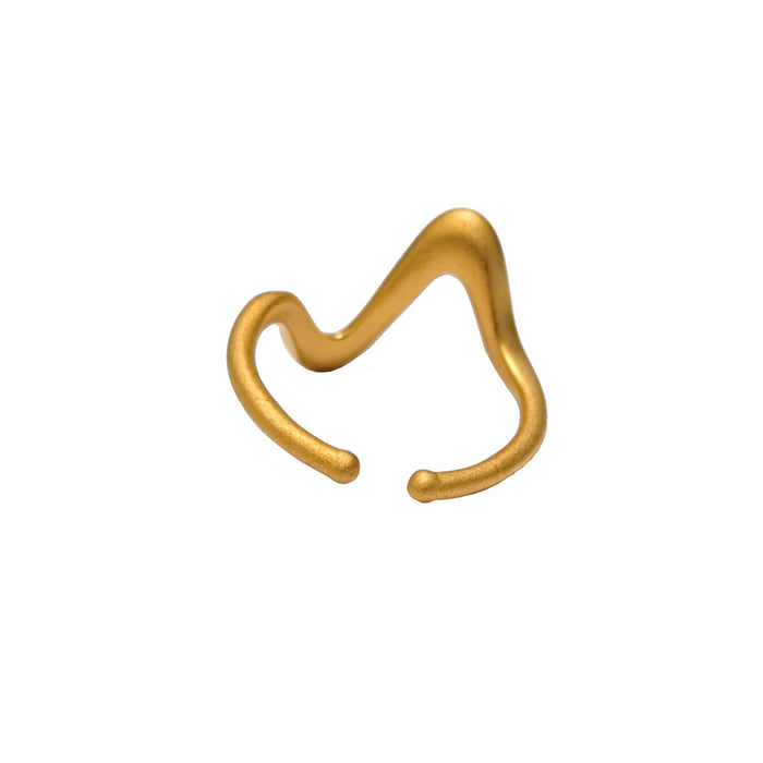 Riding the Waves Gold Plated Ring
