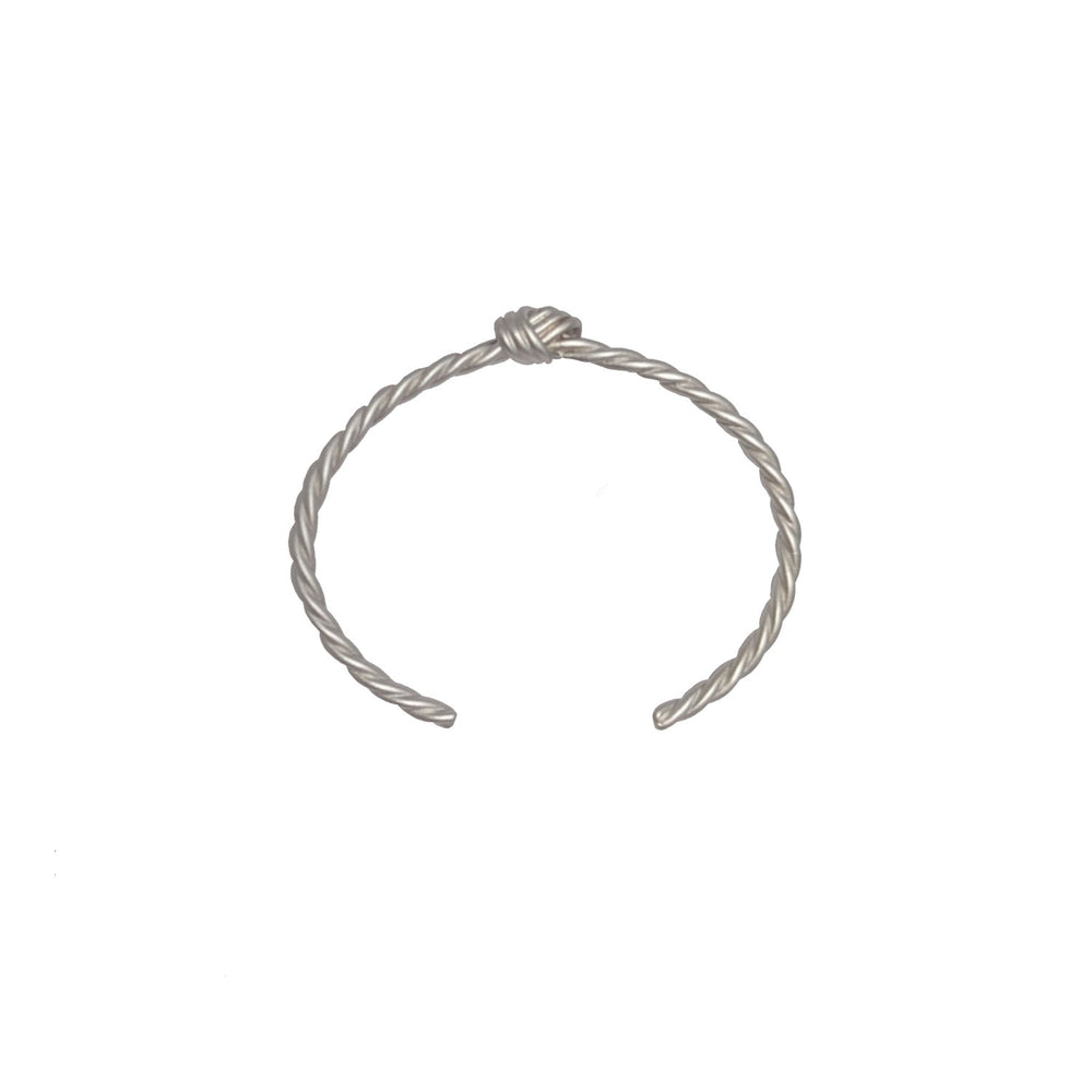 Transcendence Cuff Rhodium Plated