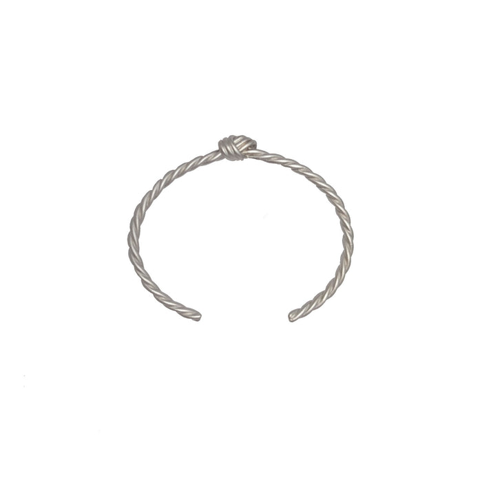 Transcendence Cuff Rhodium Plated