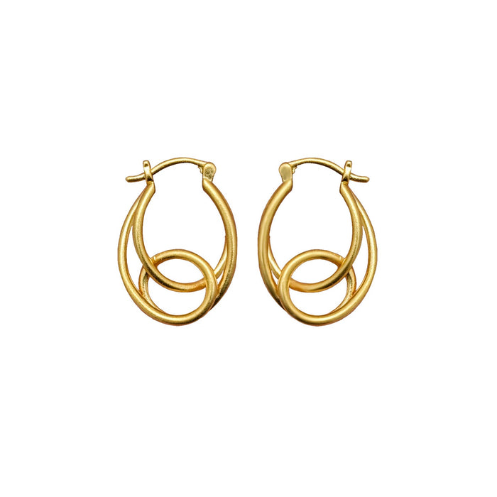 Transmigration Gold Plated Earrings