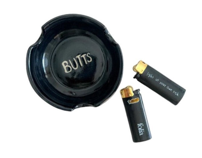 Ceramic Ashtray - Butts