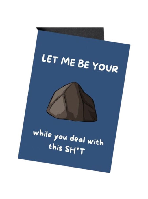 Let me be rock - Greeting Card