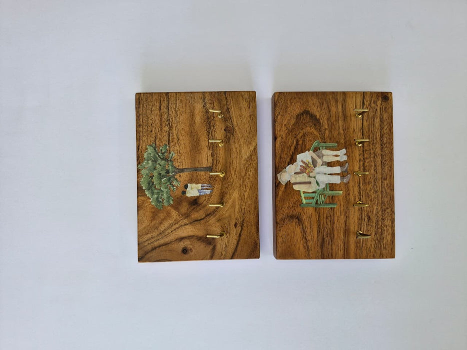 Young Couple Key Holder