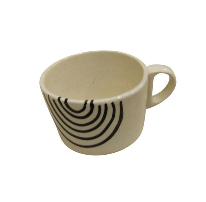 Monochrome Rings Mug