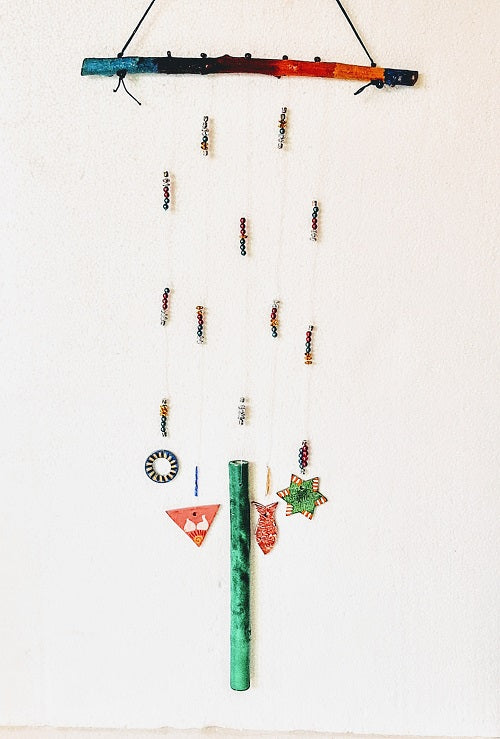 Terracotta Bamboo Chime