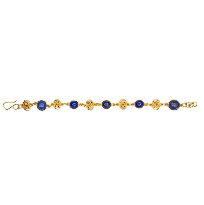 Twirl Bracelet 4 with Lapis Lazuli