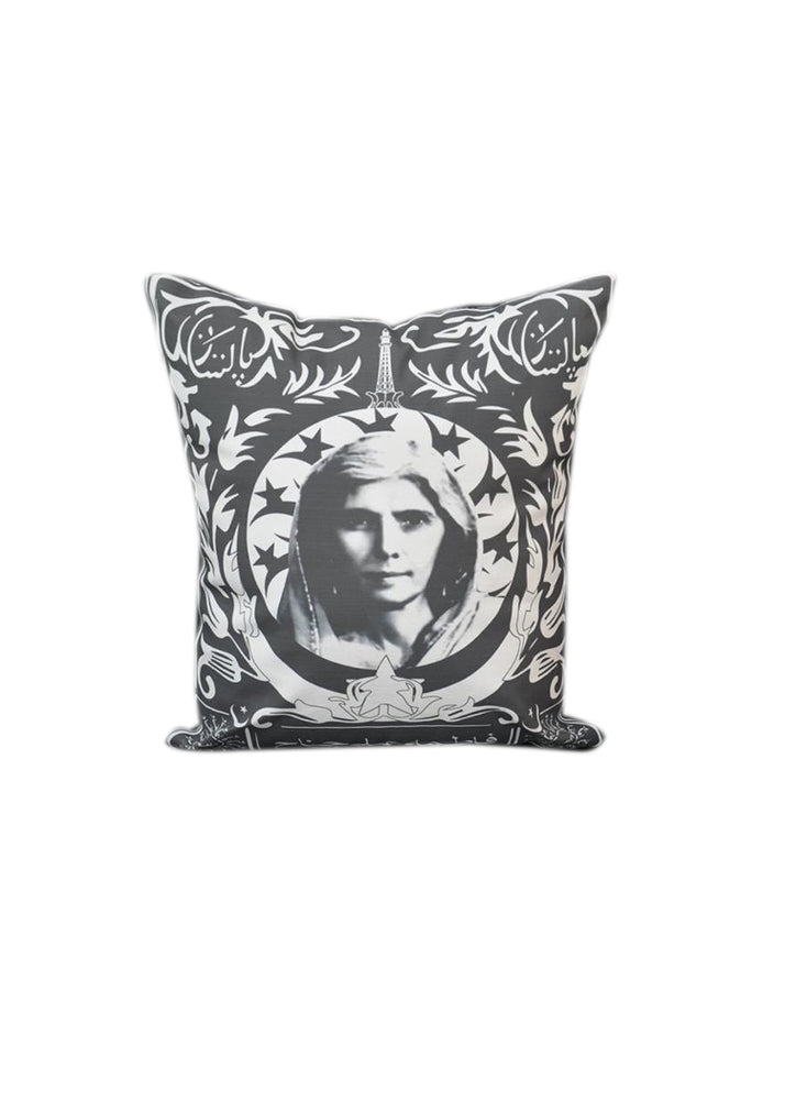 Pakistani Stamp Cushion - Fatima Jinnah