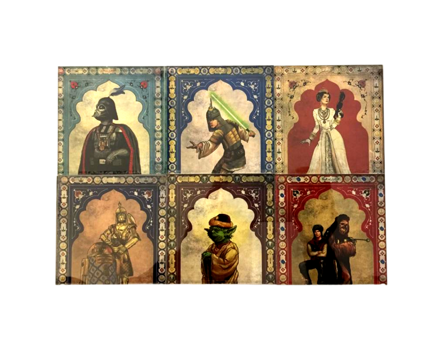 Star Wars Mughal Coasters - set of 6 Square