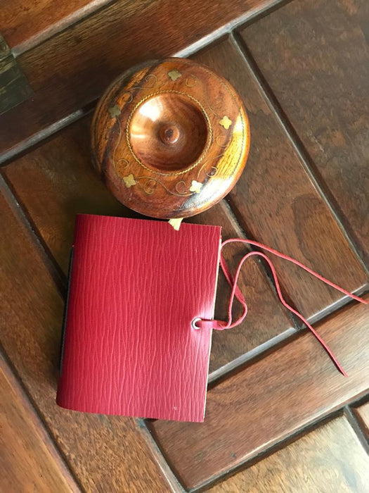 Square Leather Personal Diary