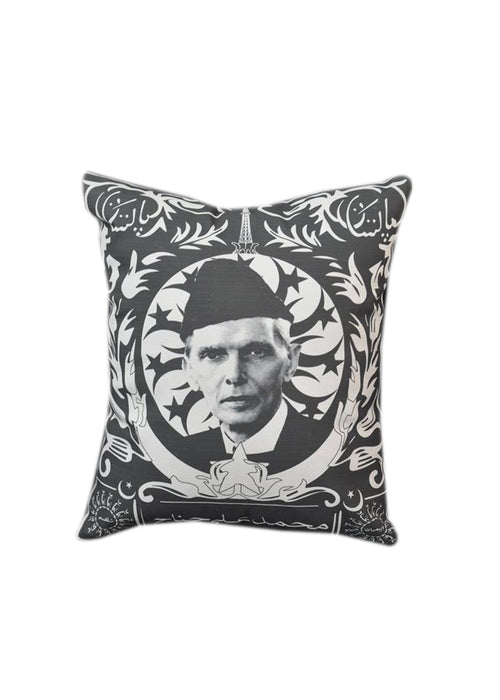 Pakistani Stamp Cushion - Quaid e Azam