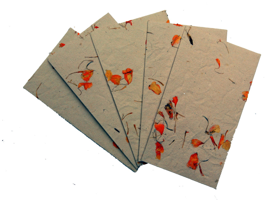 Floral Envelopes with Marigold (Pack of 10)