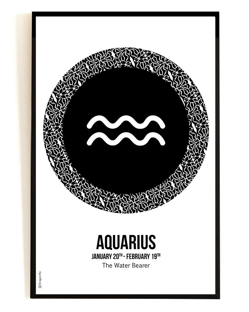 Zodiac Frame - Aquarius