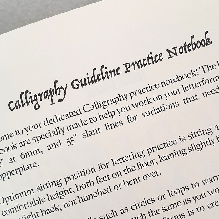 Calligraphy Practice Journal