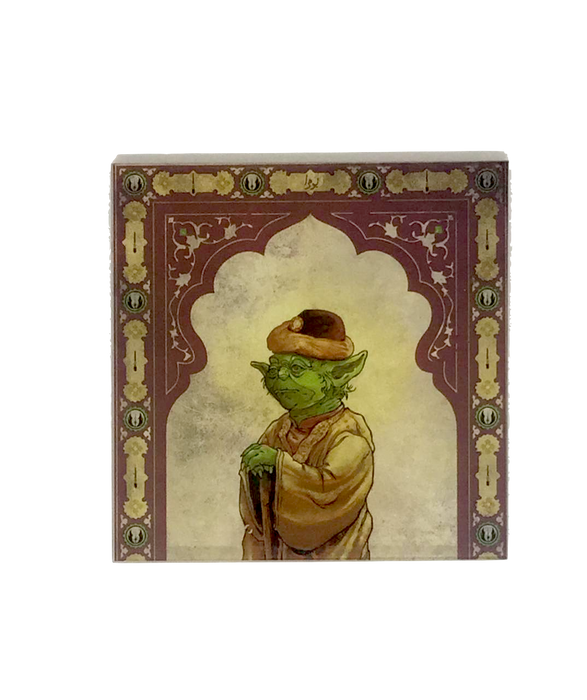 Star Wars Mughal Square Coaster- Yoda