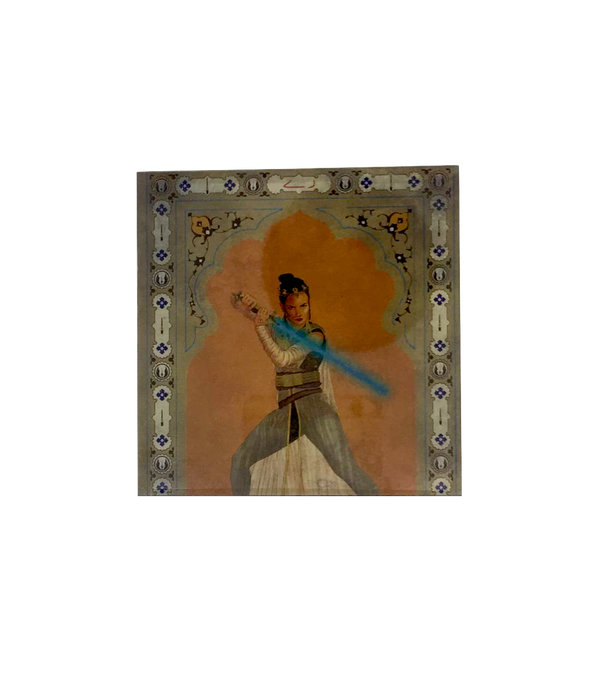 Star Wars Mughal Square Coaster- Princess Leia young