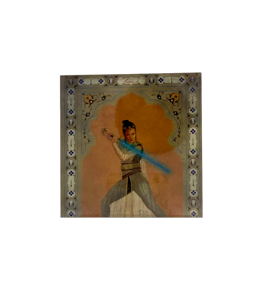 Star Wars Mughal Square Coaster- Princess Leia young