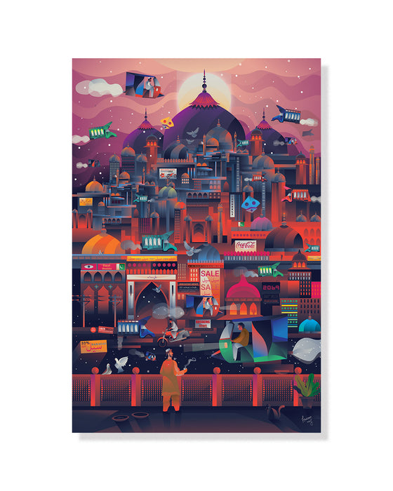 Cyber Lahore Print