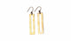 Brass Rectangle Shape Earrings