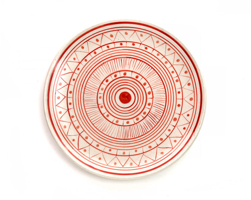 Dinner Plate - Mania Red