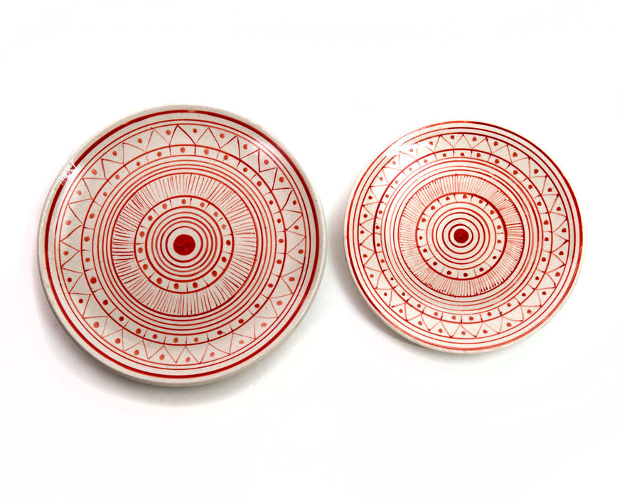 Side Plate Mania Red