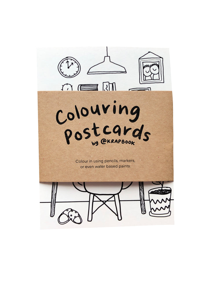 Colouring Postcards