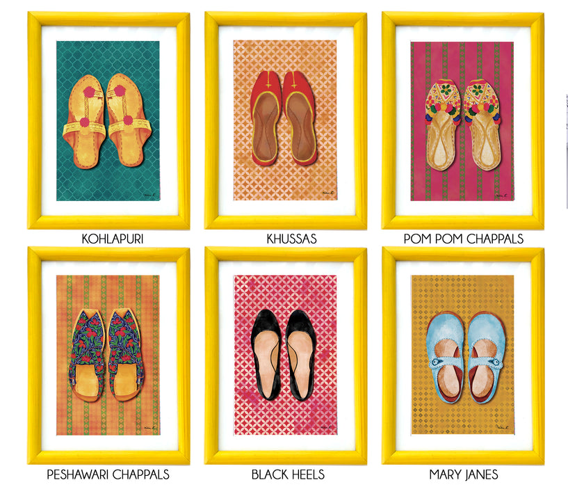 In Her Shoes - Framed Art Prints