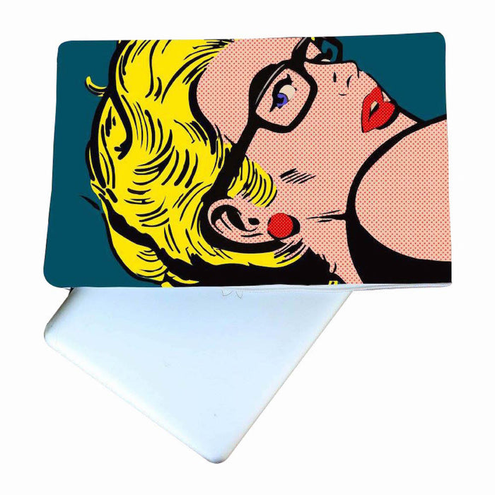 Pop Art Woman Laptop Cover