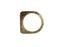 Brass Hammered Bangle