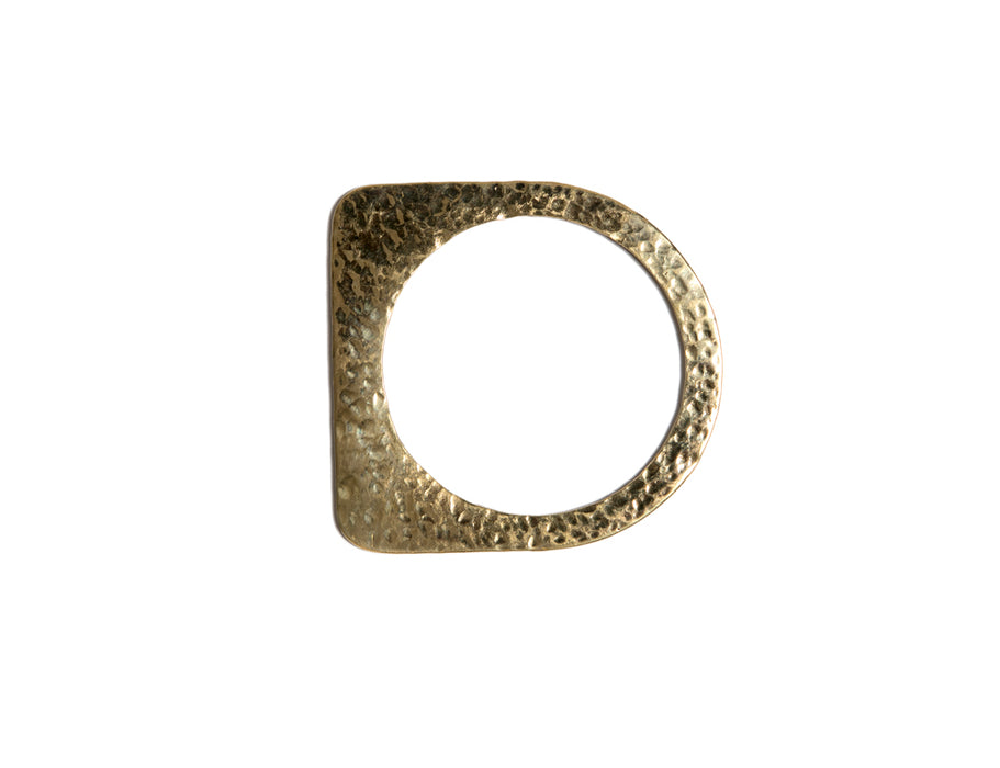 Brass Hammered Bangle