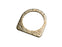 Brass Hammered Bangle