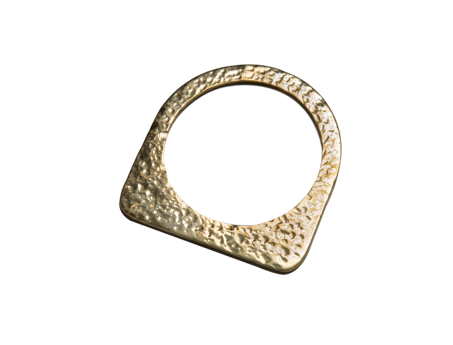 Brass Hammered Bangle