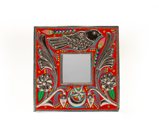 Small Mirror Frame - Red Bird