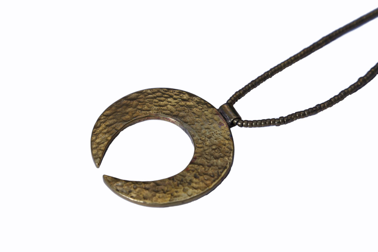 Brass Necklace - Moon