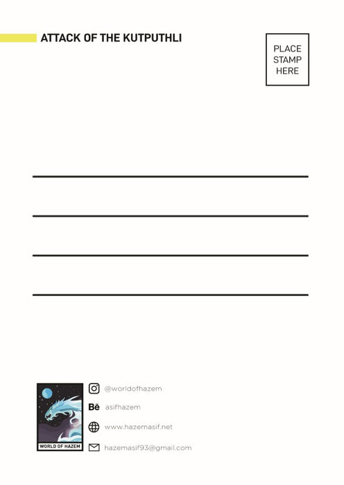 Attack of the Kuthputhli Postcard
