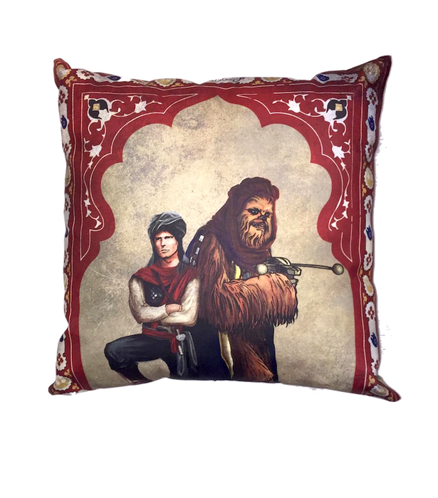 Star Wars Cushion- Hans Solo and Chewbacca