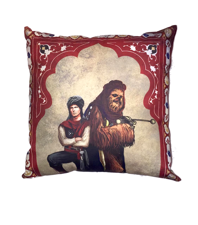 Star Wars Cushion- Hans Solo and Chewbacca