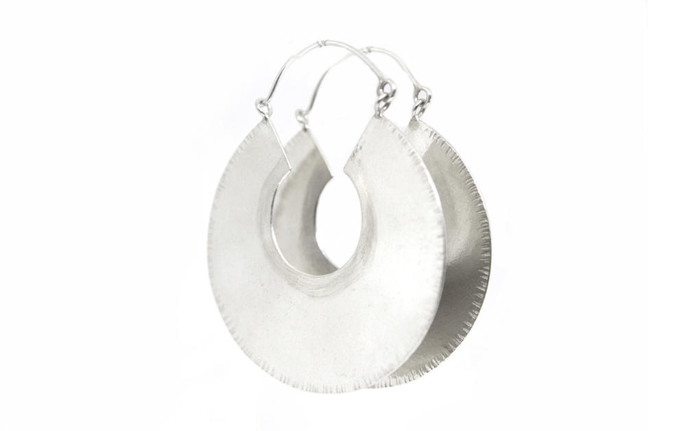 Textured Edge hoops