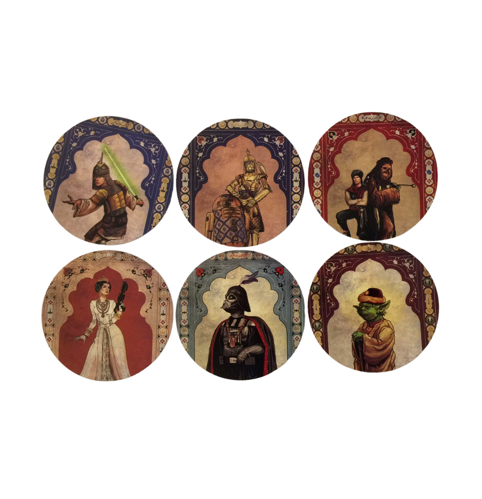 Star Wars Mughal Coasters - set of 6