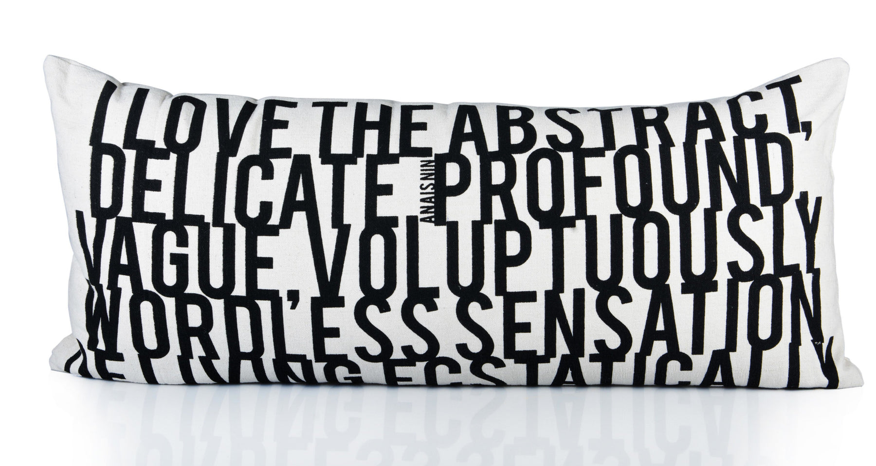 Ode to Anais Nin Cushion