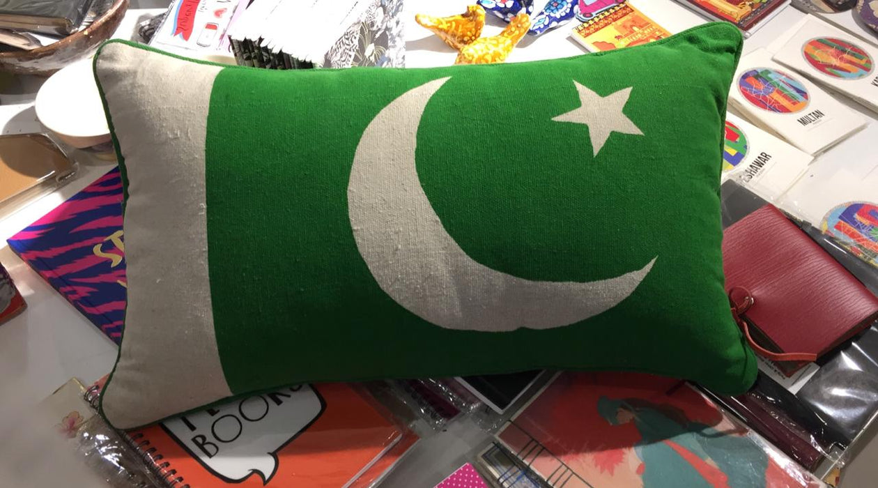 Pakistan Flag Cushion